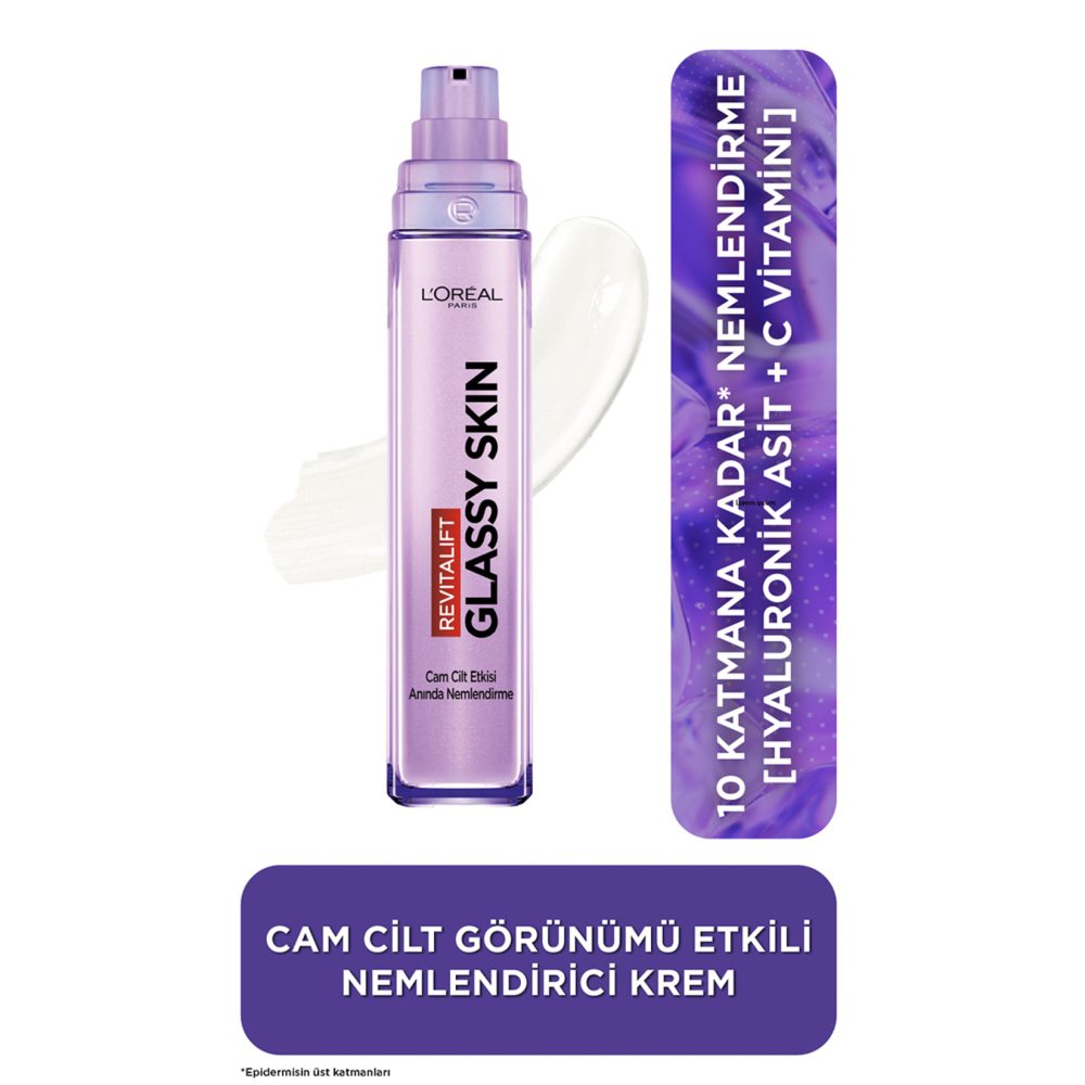 L'Oréal Paris Revitalift Filler Glassy Skin Nemlendirici 50 Ml
