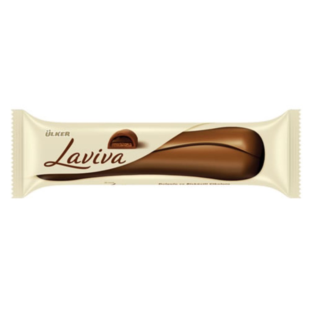 Ülker Laviva Dolgulu ve Bisküvili Çikolata 35 G