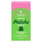 Herby Premium Matcha Çilek Vanilya Kapsül 10'lu 15 G