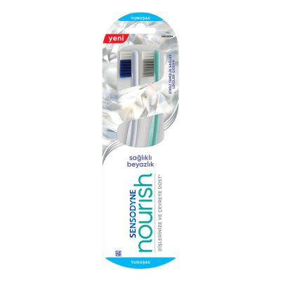 Sensodyne Nourish Sağlıklı Beyazlık Yumuşak Diş Fırçası 1+1