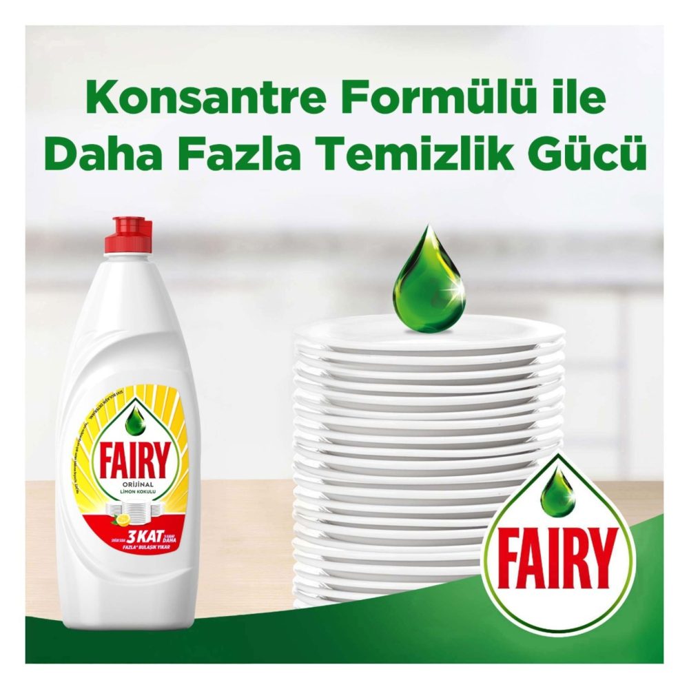 Fairy Sıvı Bulaşık Deterjanı Limon 1350 Ml