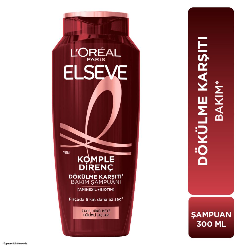 Elseve Komple Direnç Dökülme Karşıtı Bakım Şampuanı 300 Ml