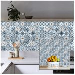 Stickez 3D Yapışkanlı Duvar Karosu Mavi 30.5x30.5 Cm 4'lü Paket