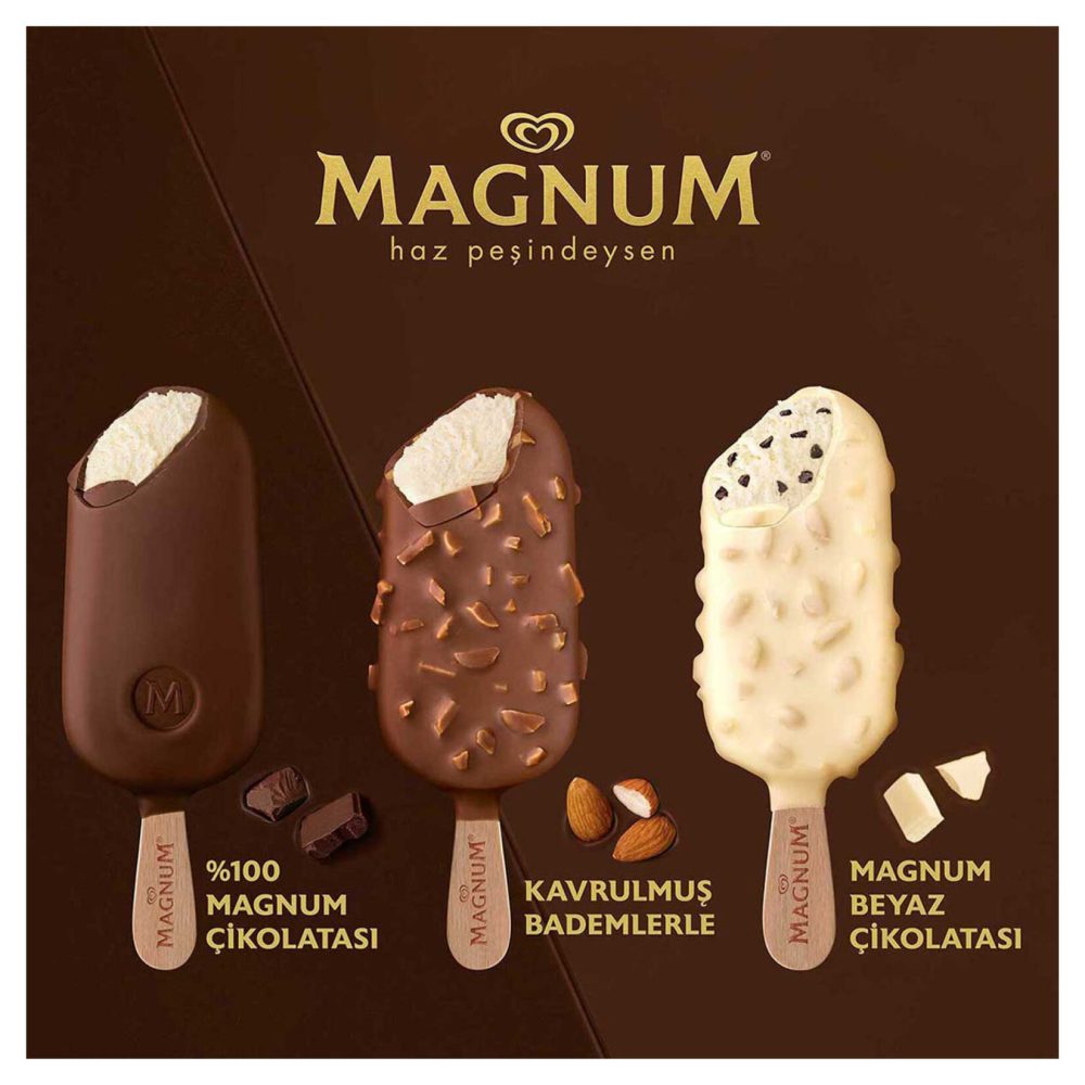 Magnum Mini Classic Badem Beyaz 6 x 55 Ml