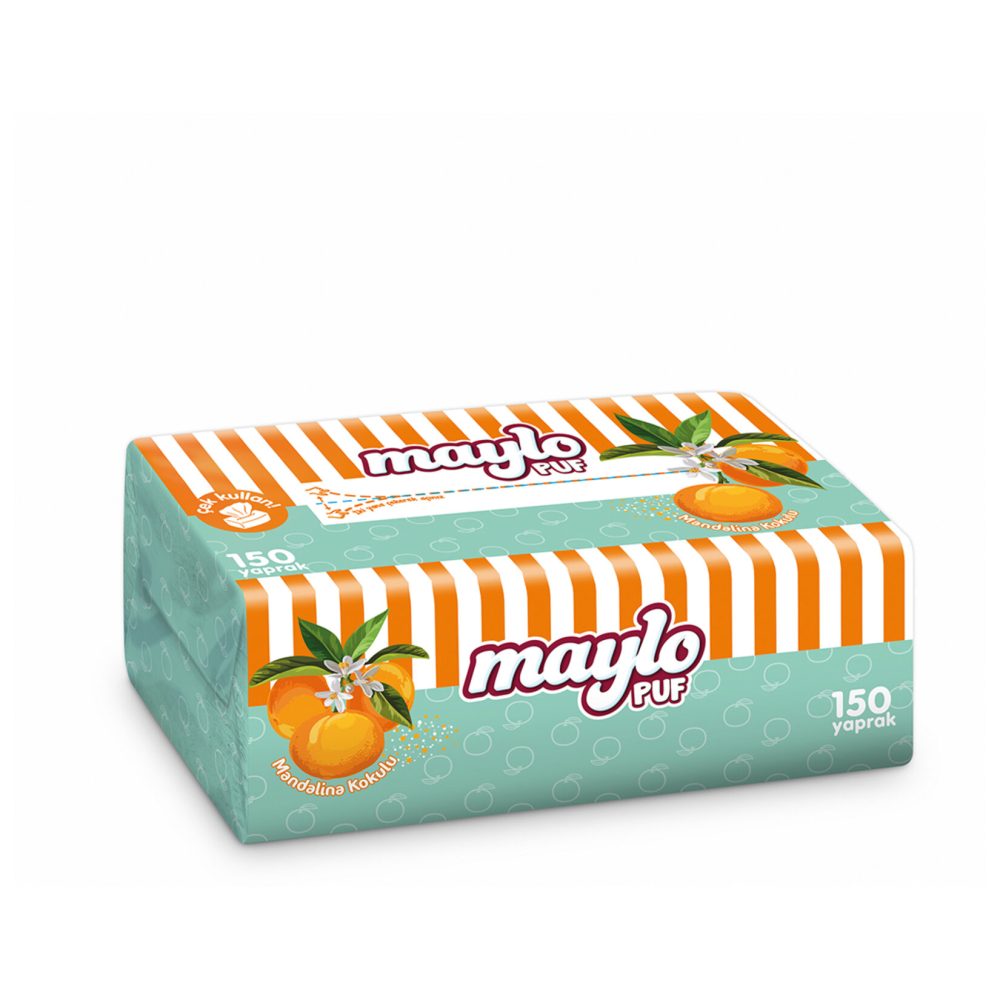 Maylo Puf Mandalina Kokulu Mendil 150'li