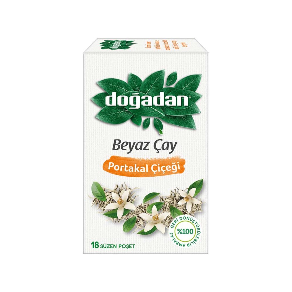 Doğadan Beyaz Çay Portakal Çiçeği 18'li 30.6 G
