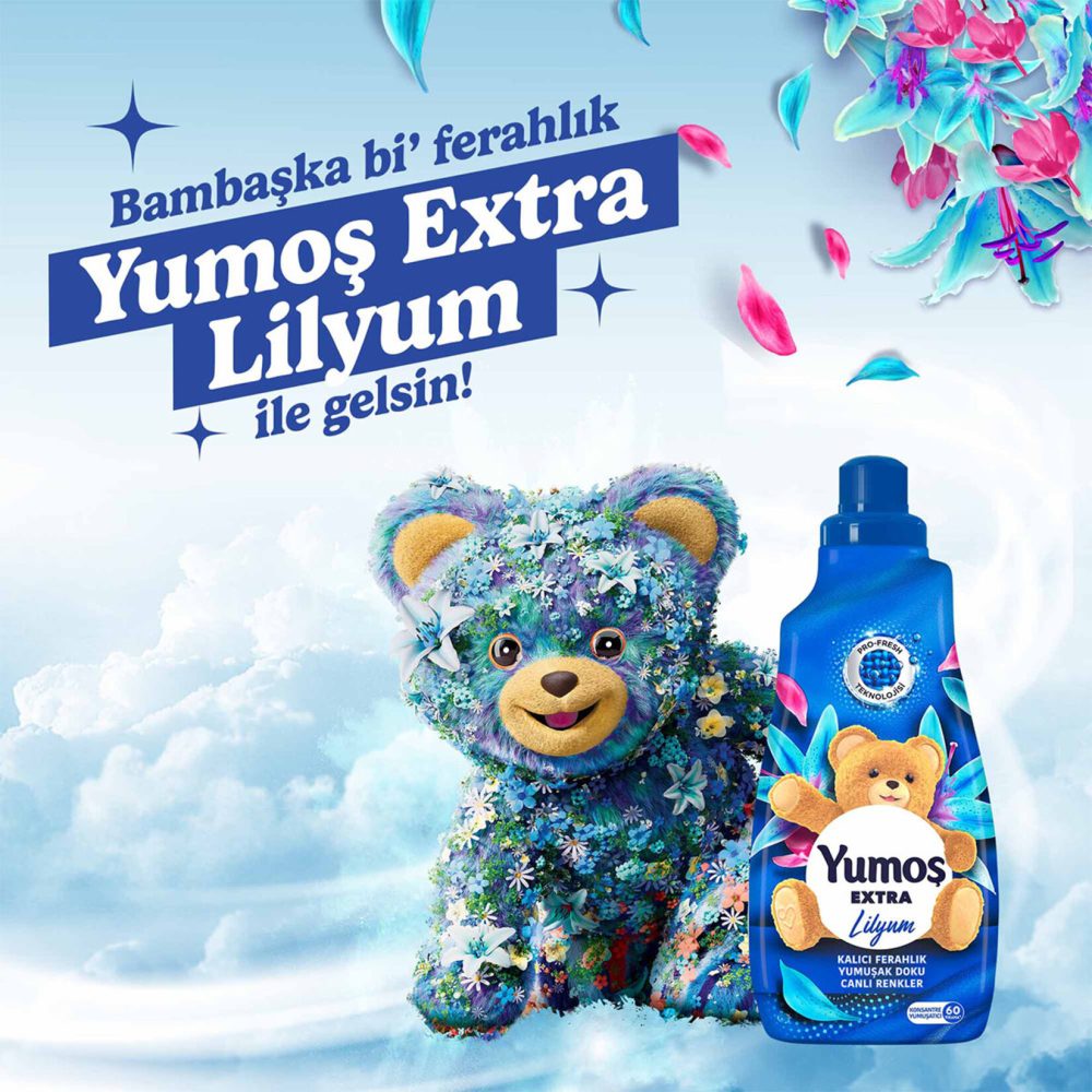 Yumoş Extra Konsantre Çamaşır Yumuşatıcısı Lilyum 1440 ML 60 Yıkama