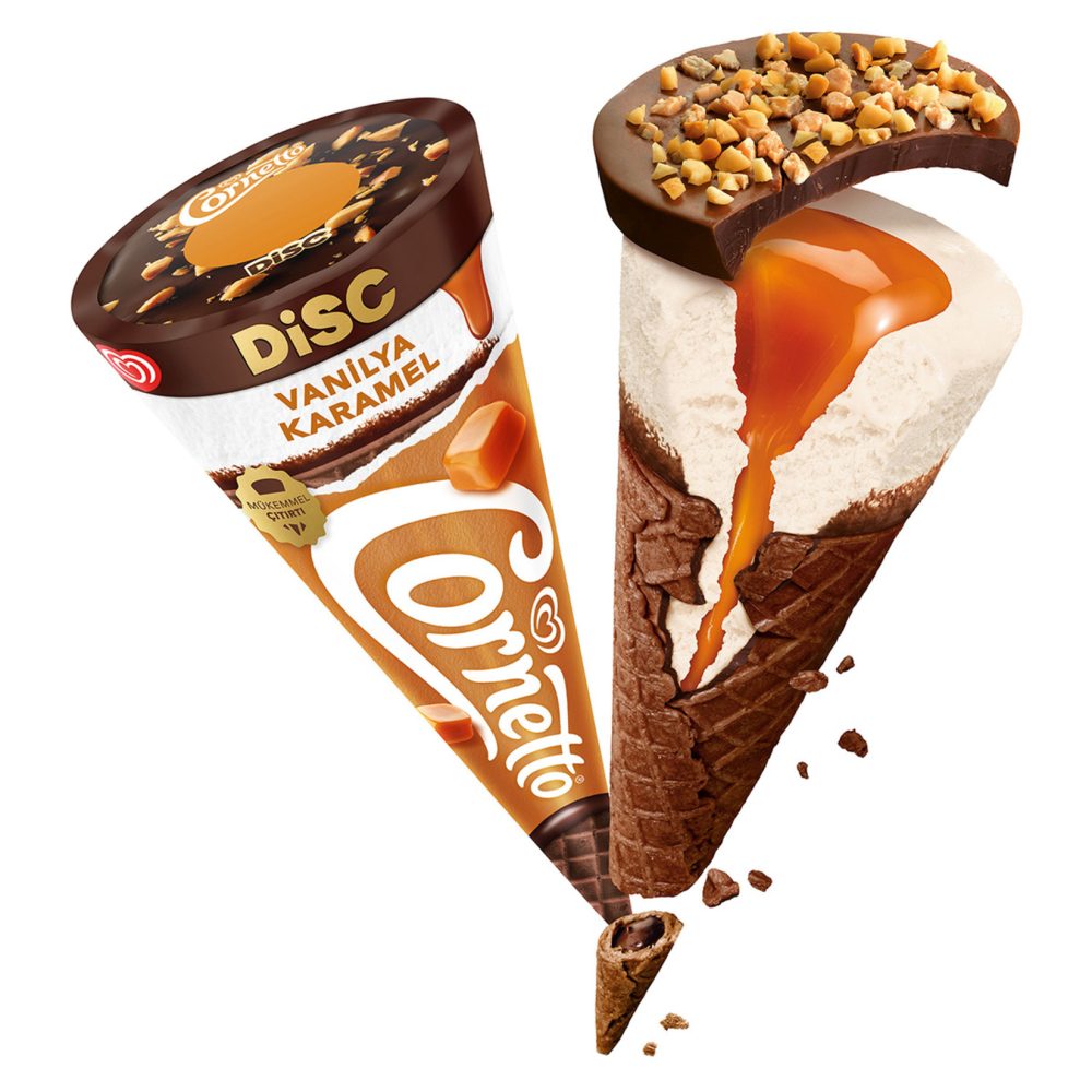 Cornetto Disc Vanilya Karamel 130 Ml