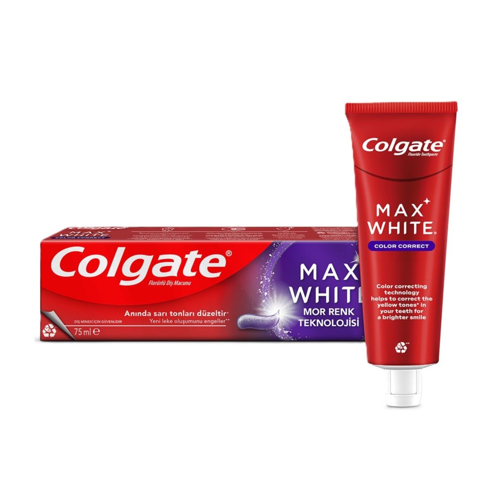 Colgate Max White Purple Reveal Diş Macunu 75 Ml