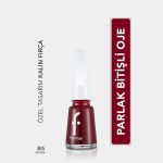 Flormar Nail Enamel Uzun Süre Kalıcı Besleyici Oje - 385 Red Velvet