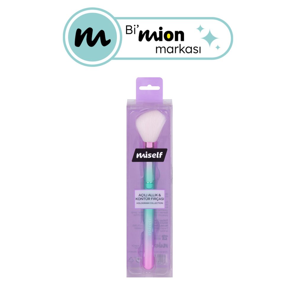 Miself Açılı Allık ve Kontür Fırçası
