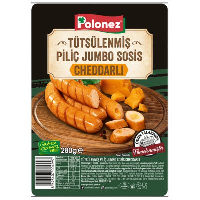 Polonez Piliç Jumbo Sosis Cheddarlı 280 G