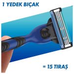 Gillette Mach3 Sport Yedek Tıraş Bıçağı 4 Adet