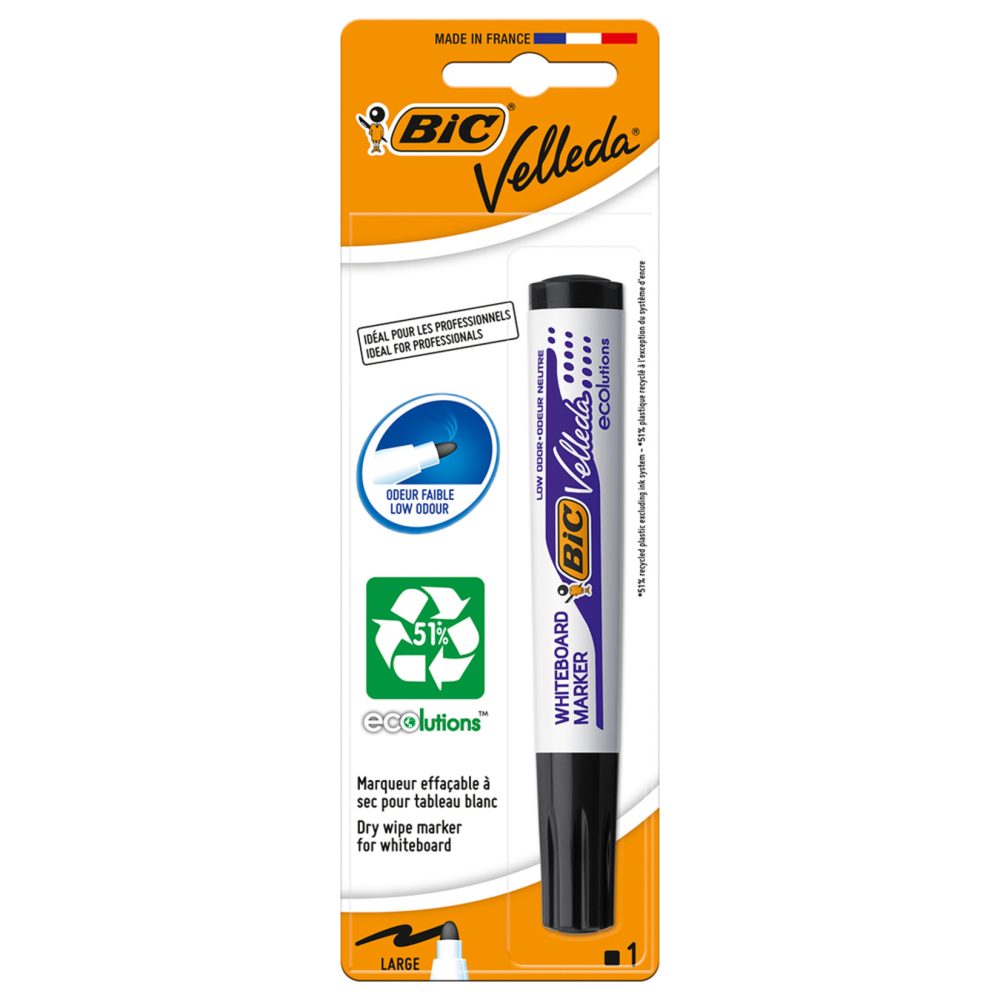 Bic Velleda Tahta Kalemi Siyah Blister