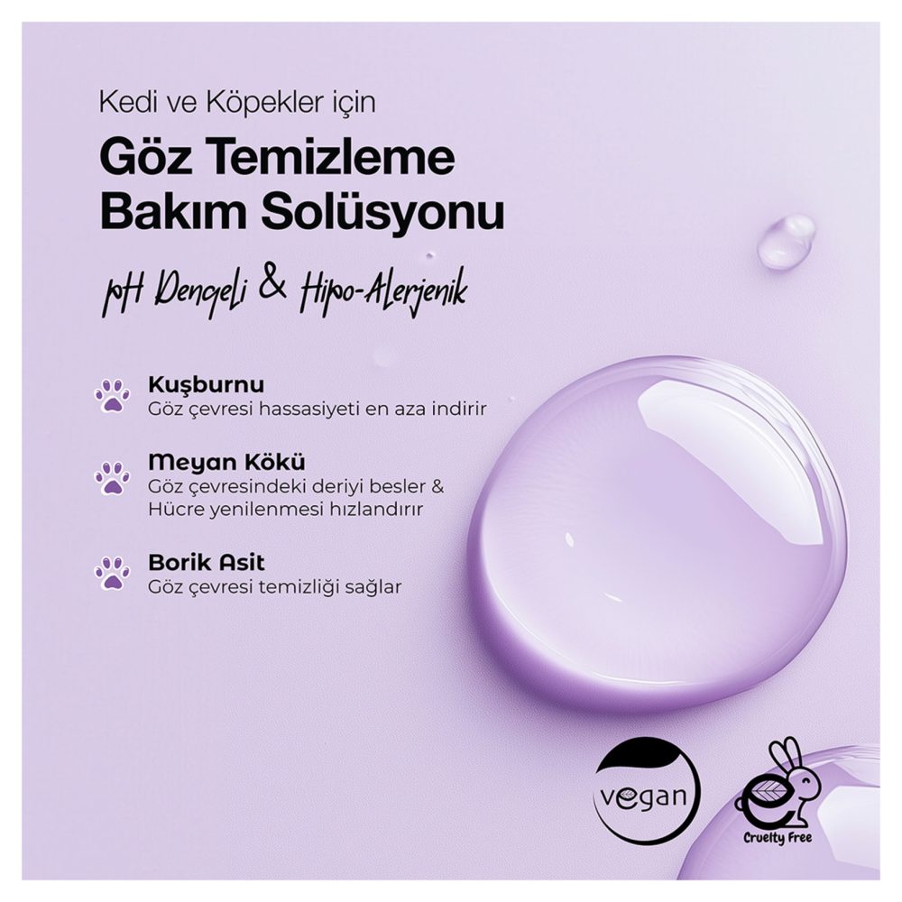 Docho Kedi ve Köpek Göz Temizleme Bakım Solüsyonu 50 Ml