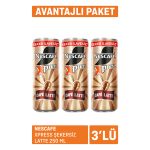 Nescafe Xpress Şekersiz Latte 3 x 250 Ml