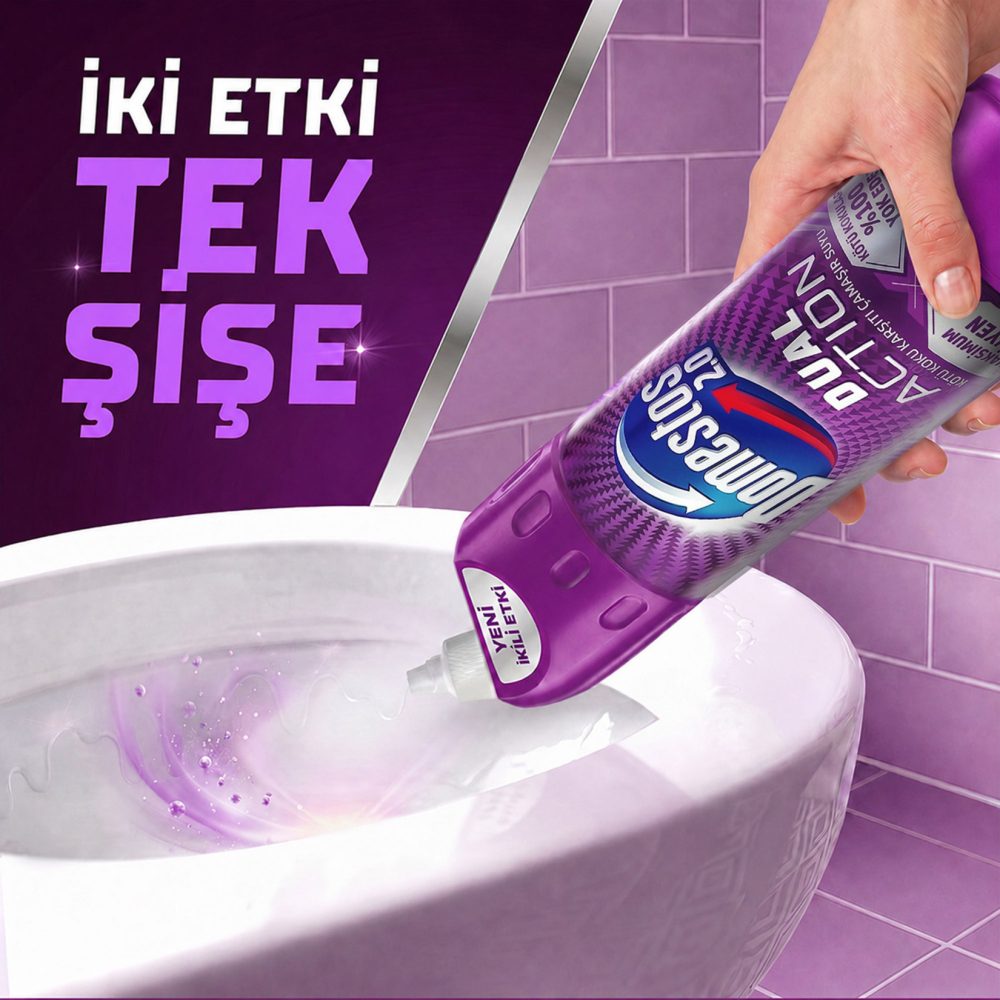 Domestos Dual Action Kötü Koku Karşıtı Çamaşır Suyu 750 Ml