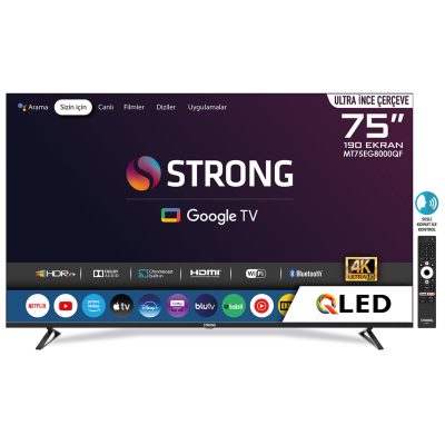 Strong MT75EG8000QF 75" 190 Ekran 4K Ultra HD Qled Google