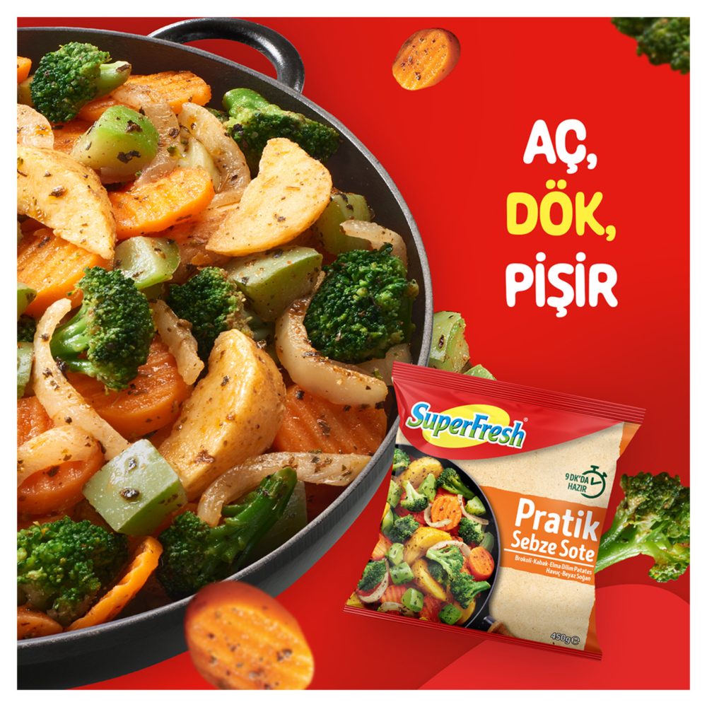 Superfresh Pratik Sebze Sote Mix 450 G