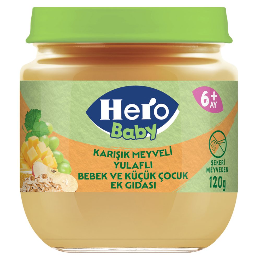 Hero Baby Karışık Meyve Yulaflı 120 G
