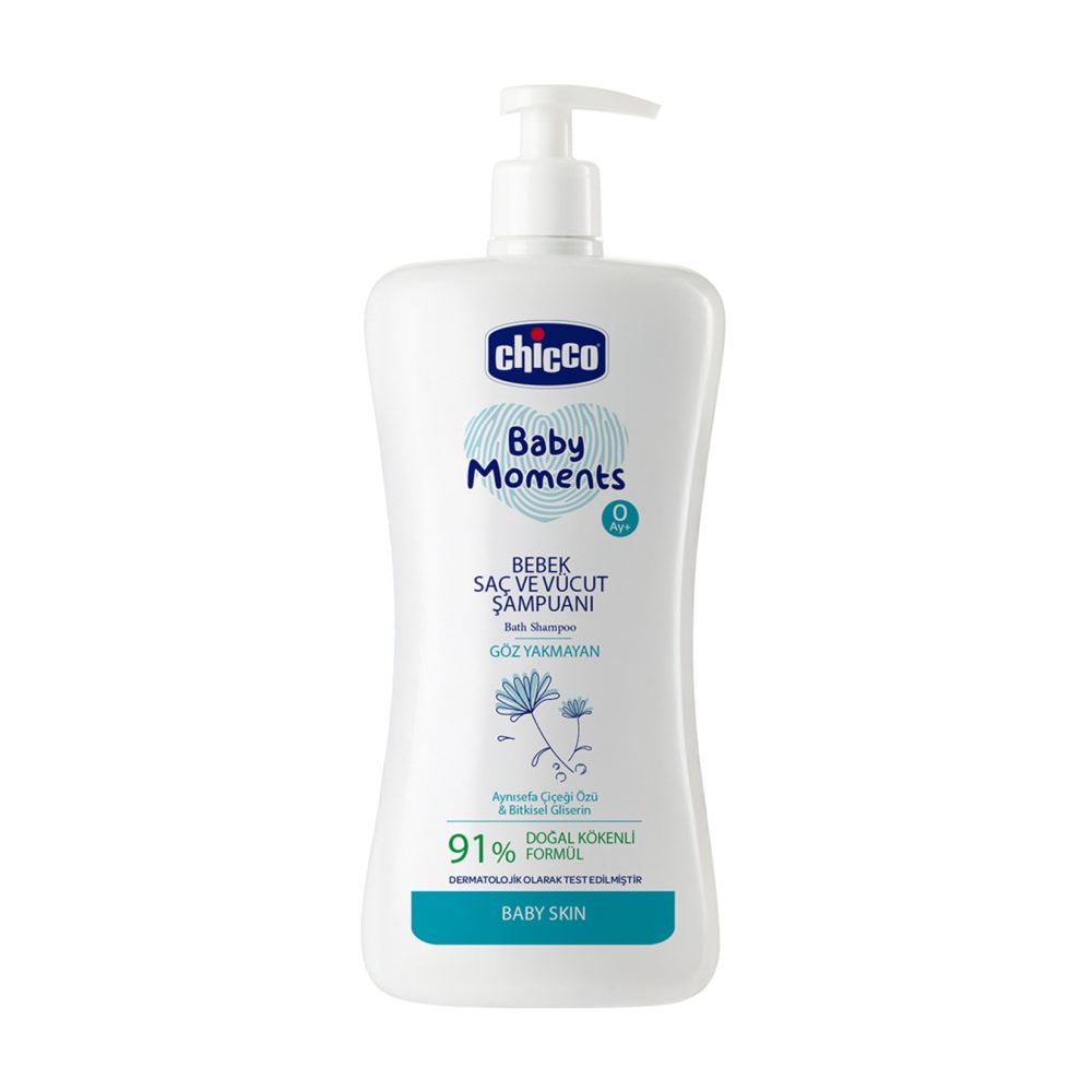 Chicco Baby Moments Doğal Bebek Saç & Vücut Şampuanı 750 Ml
