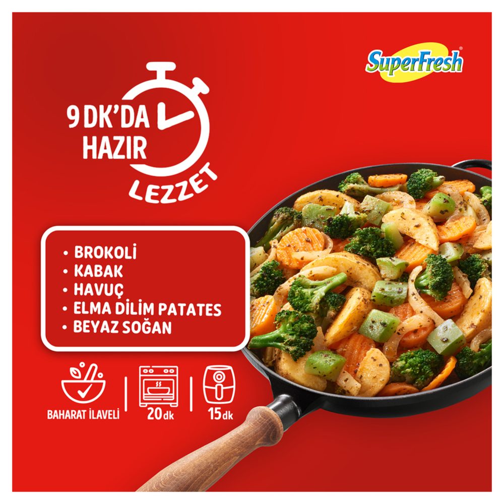 Superfresh Pratik Sebze Sote Mix 450 G