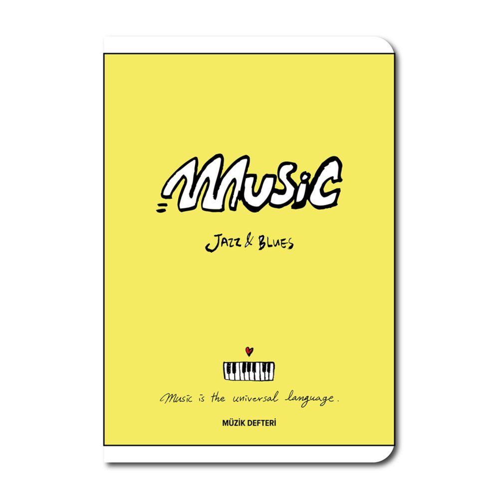 Meteksan A4 30 Yp Arya Pp Kapak Büyük Müzik Defteri