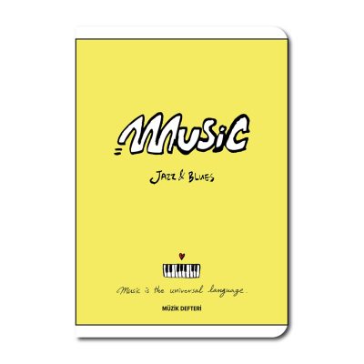 Meteksan A4 30 Yp Arya Pp Kapak Büyük Müzik Defteri