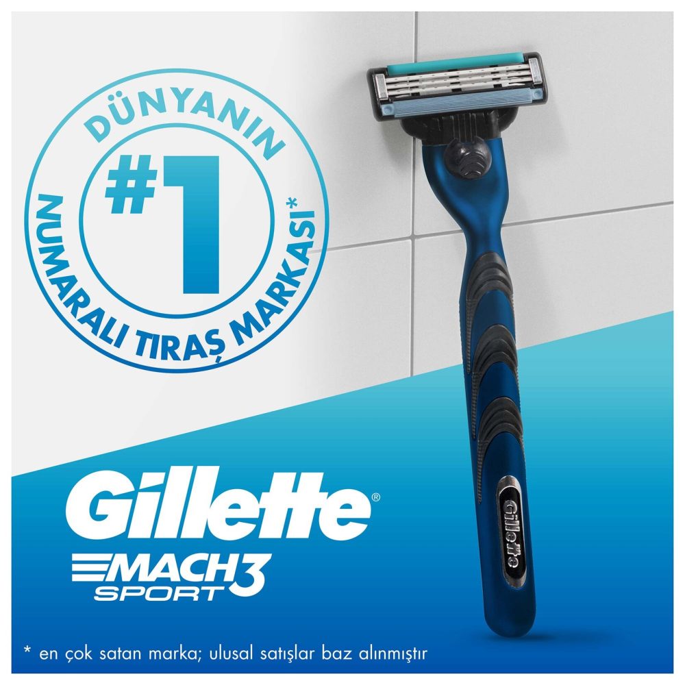 Gillette Mach3 Sport Yedek Tıraş Bıçağı 4 Adet