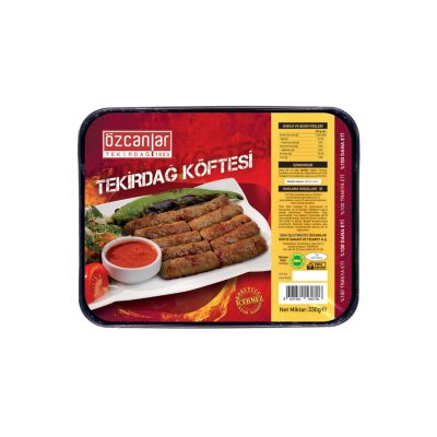 Özcanlar Köfte Donuk Tekirdağ Köftesi 330 G