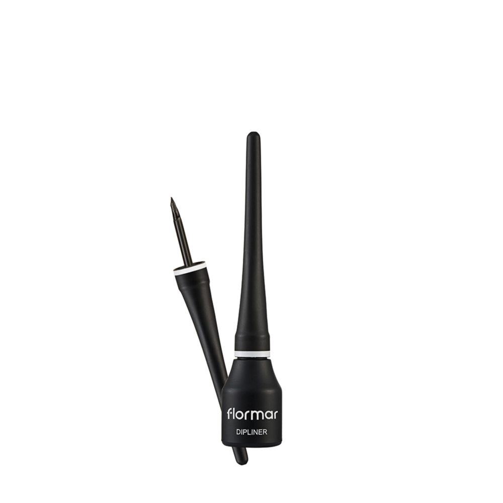 Flormar Yoğun Pigmentli ve Kremsi Dokulu Yarı Mat Dipliner - 000 Black