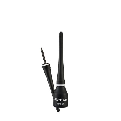 Flormar Yoğun Pigmentli ve Kremsi Dokulu Yarı Mat Dipliner - 000 Black