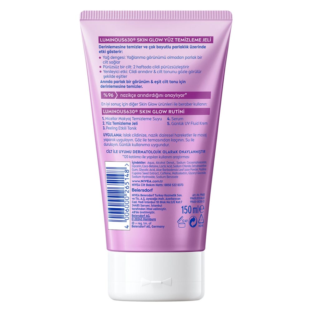 Nivea Skin Glow Anında Aydınlatıcı Yüz Temizleme Jeli 150 Ml