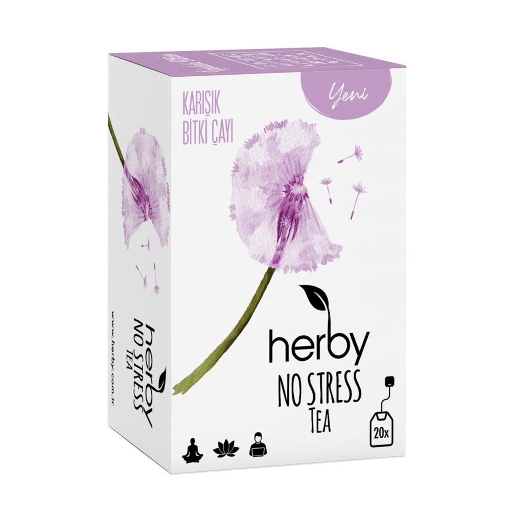 Herby No Stress Tea Karışık Bitki Çayı 20'li 30 G