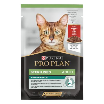Proplan Kısırlaştırılmış Sığırlı Kedi Yaş Maması 85 G