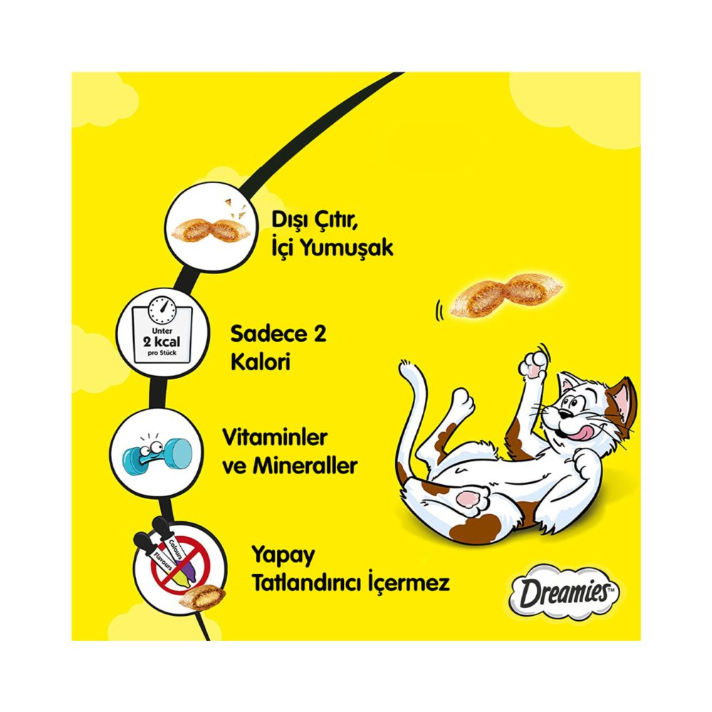 Dreamies Somonlu Kedi Ödül Maması 60 G
