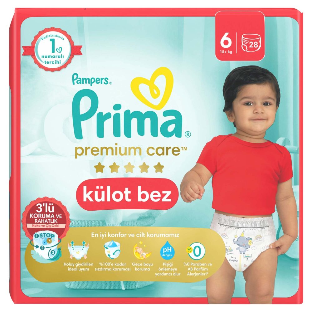 Prima Premium Care Külot Bez 6 Beden 13-19 Kg 28 Adet