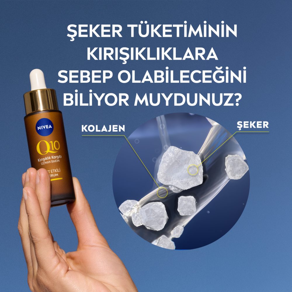 NIVEA Q10 Kırışıklık Karşıtı Çift Etkili Cilt Serumu 30 Ml