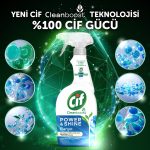 Cif Power & Shine Sprey Banyo Kireç Çözücü 2 x 750 Ml