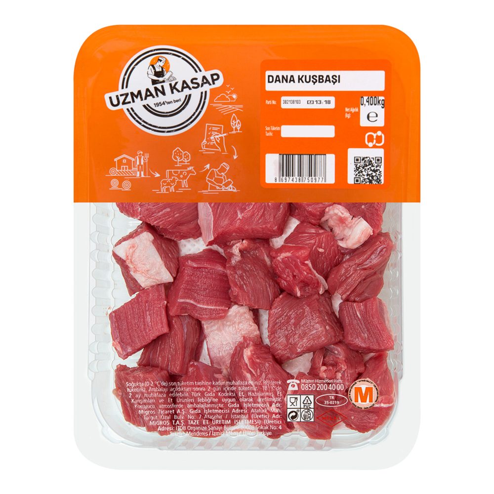 Uzman Kasap Dana Kuşbaşı 400 G