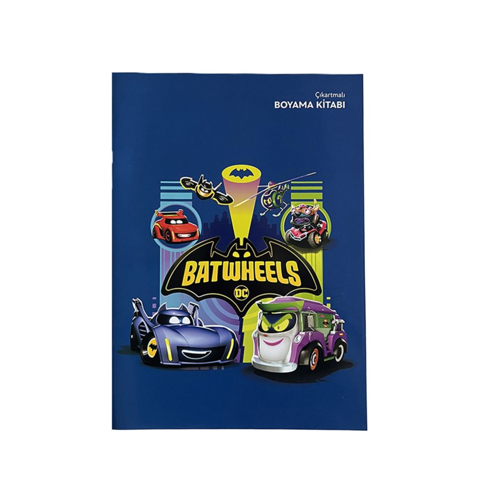 Batwheels 20x28 8 Yaprak Çıkartmalı Boyama Kitabı