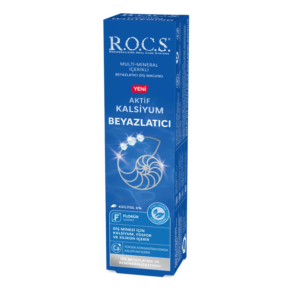 Rocs Aktif Kalsiyum Beyazlatıcı Diş Macunu 75 Ml / 94 G
