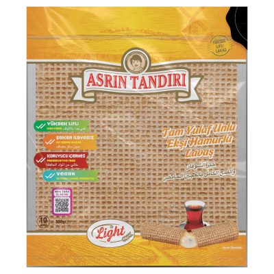 Asrın Tanıdırı Tam Yulaf Unlu Lavaş 10'lu 330 G