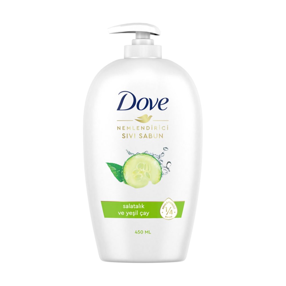 Dove Yeşil Çay ve Salatalık Nemlendirici Sıvı Sabun 450 Ml