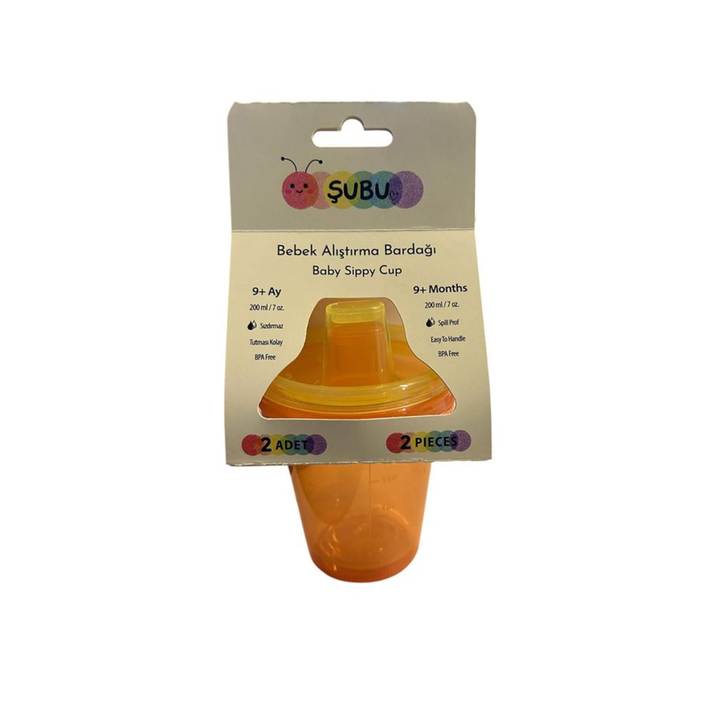 Şubu Baby Alıştırma Bardağı Pembe 2'li 200 Ml