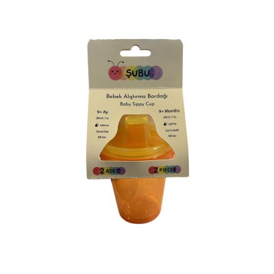 Şubu Baby Alıştırma Bardağı Pembe 2'li 200 Ml