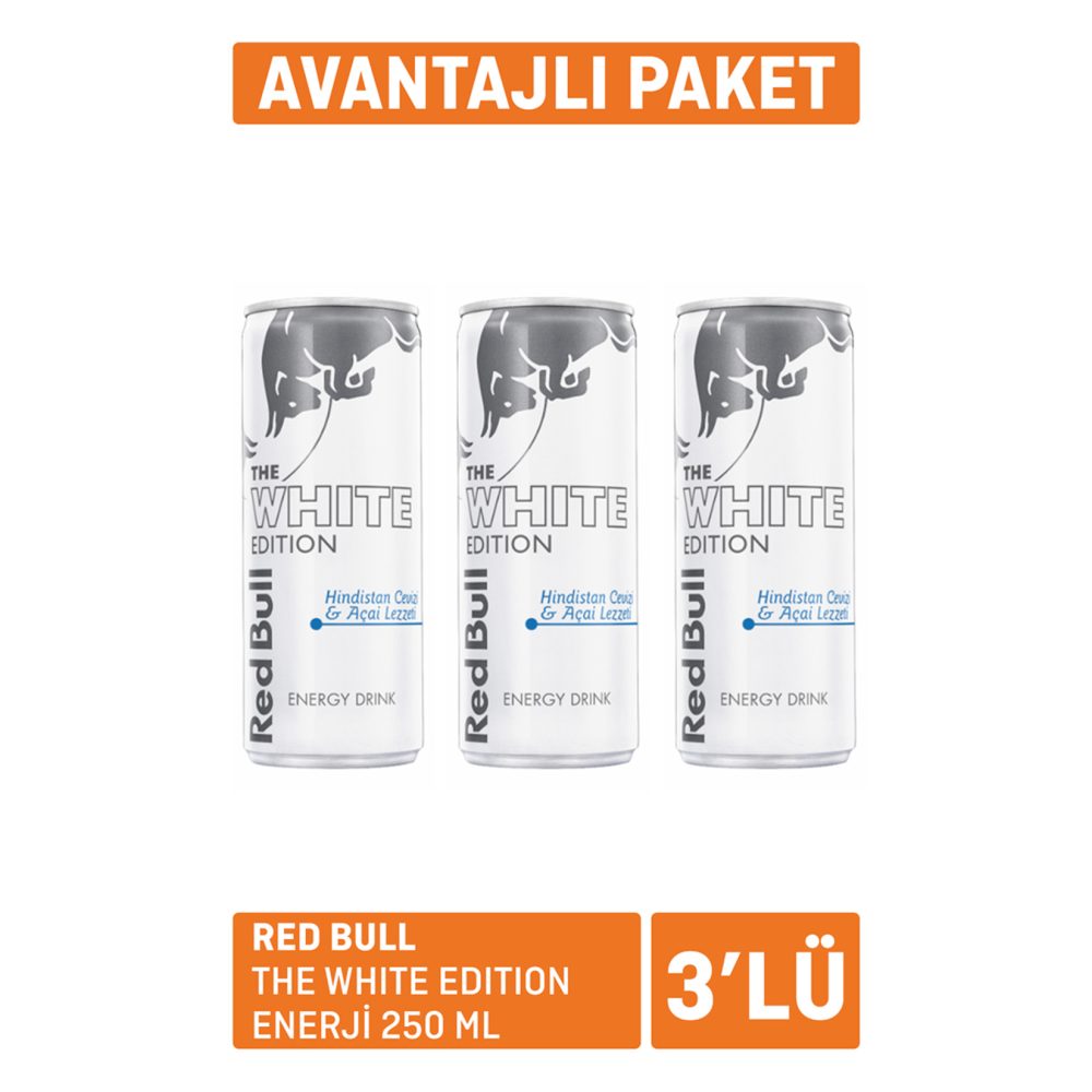 Red Bull The White Edition Enerji 3 x 250 Ml