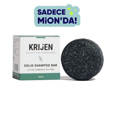 Krijen Aktif Karbon & Çay Ağacı Katı Şampuan 100 G