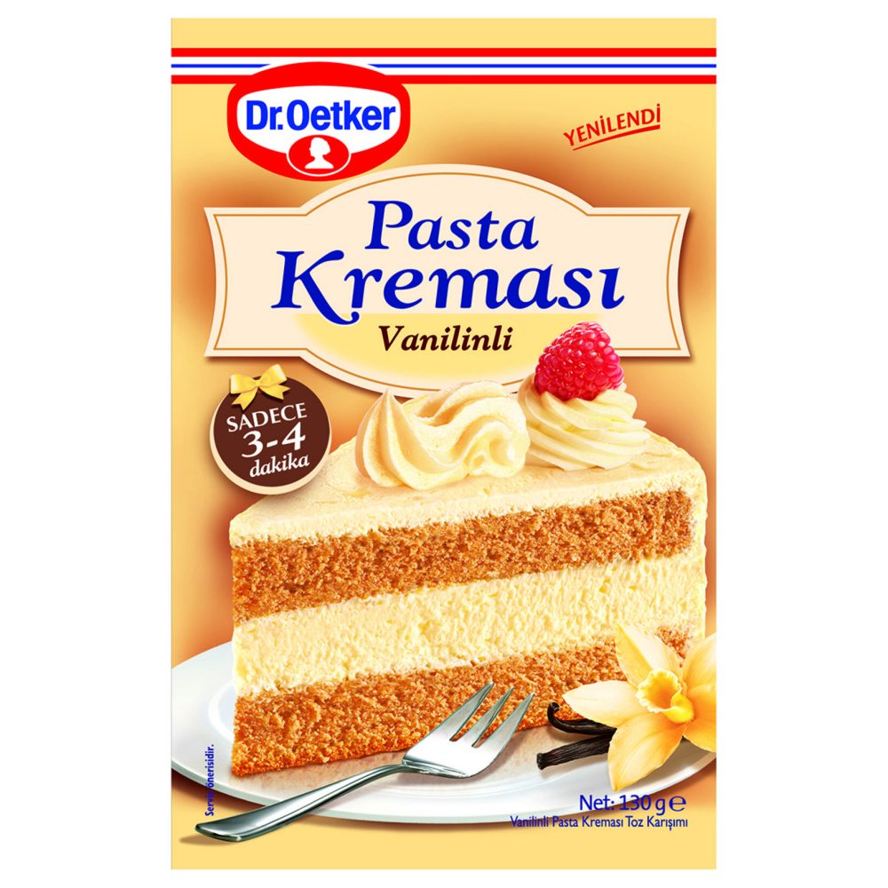 Dr.Oetker Vanilinli Pasta Kreması 130 G