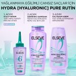 L'Oréal Paris Elseve Hydra [Hyaluronic] Pure Salisilik Asit İçeren Yağlanma Karşıtı Arındırıcı Şampuan 300 Ml